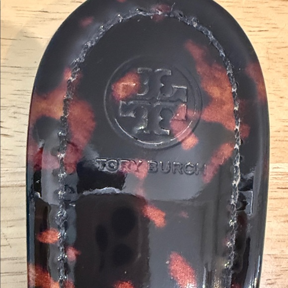 Tory Burch Tortoise Shell Sandals Size 11 Medium - Picture 2 of 6